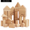 Natural Wood Building Blocks