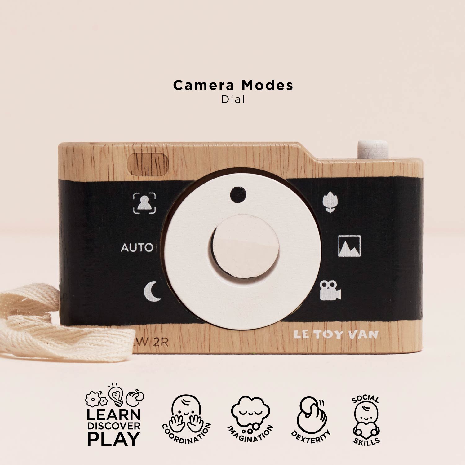 Wooden Retro Camera – Le Toy Van