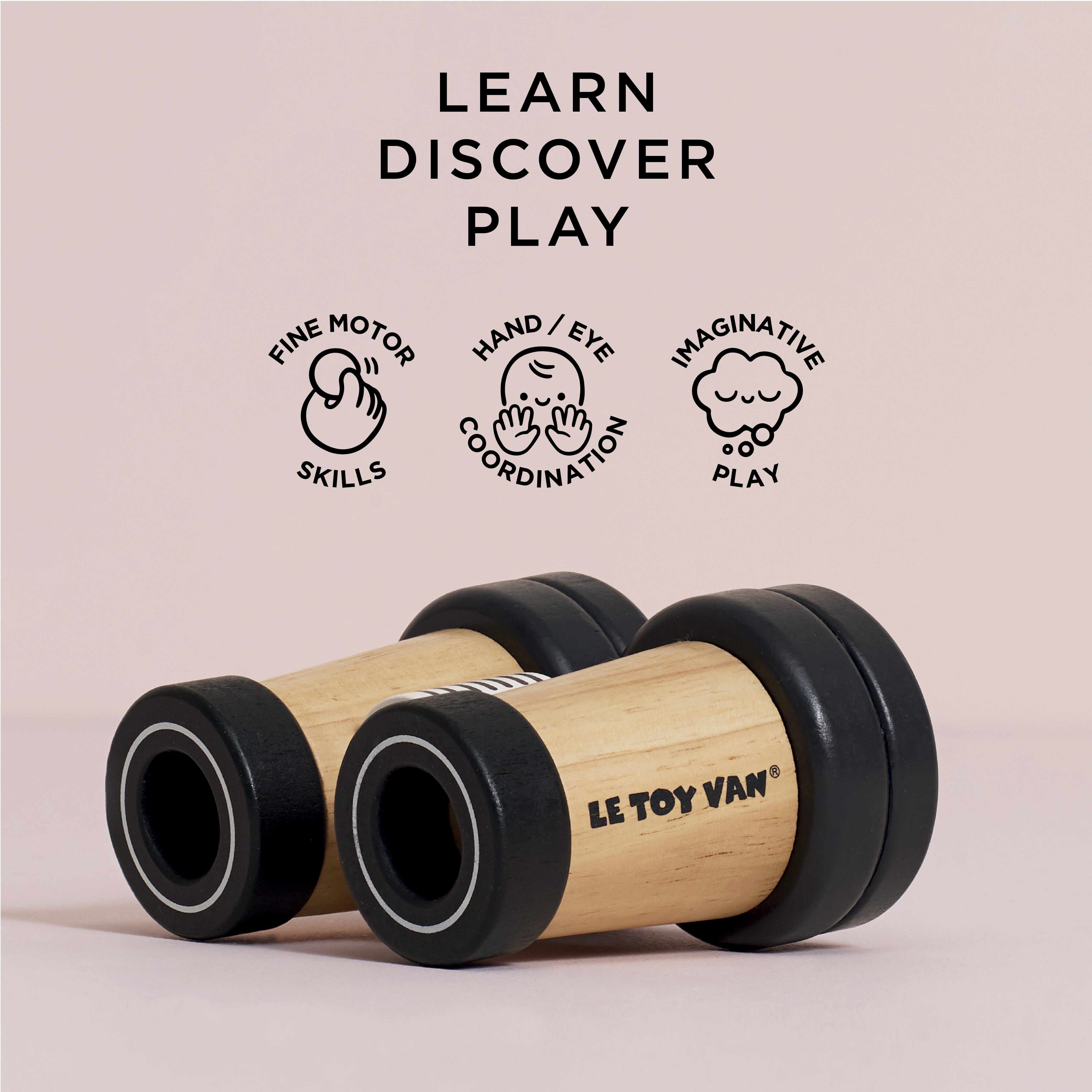 Wooden Retro Binoculars