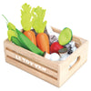 Harvest Vegetables Wooden Food Crate