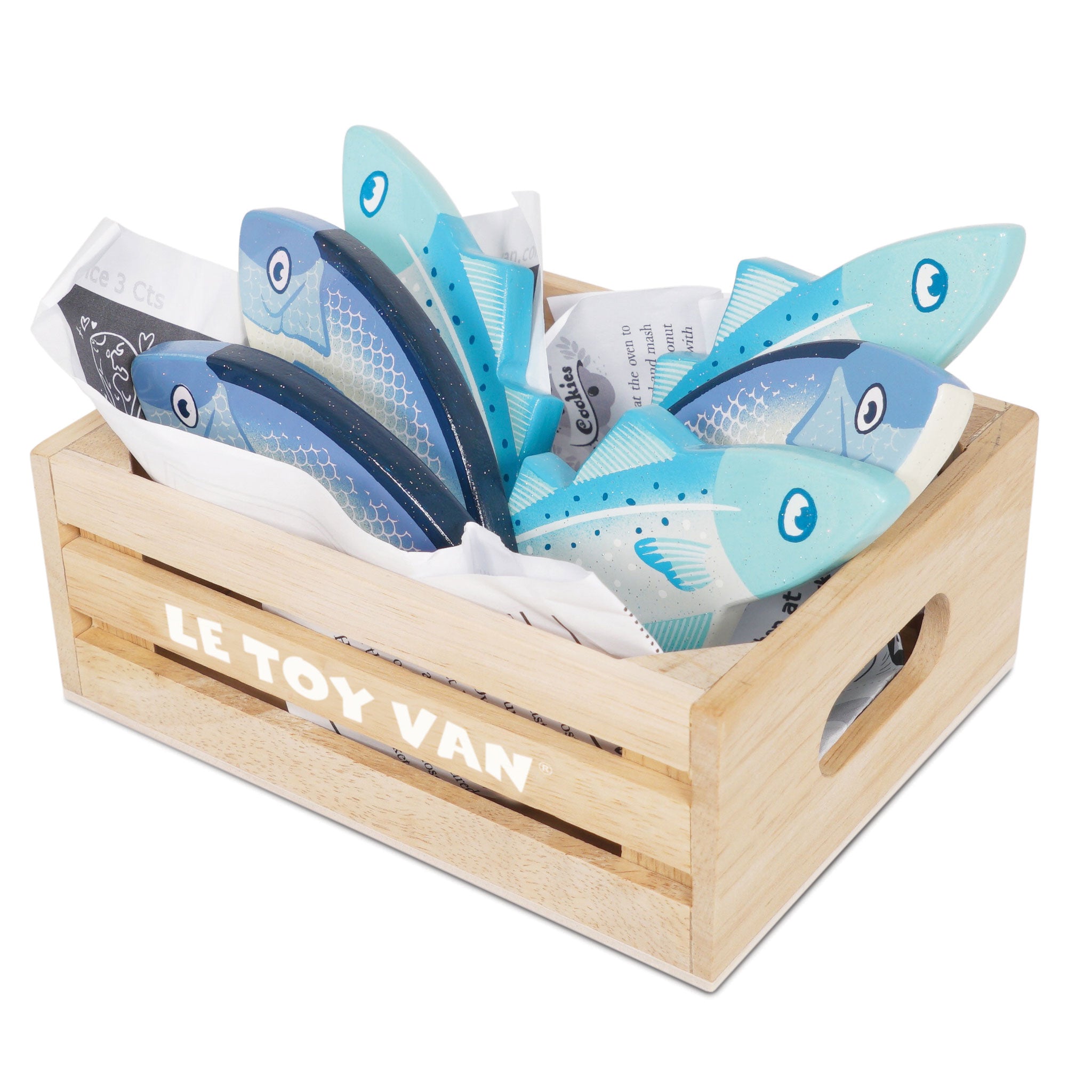 Market Fish Wooden Play Food Crate (2022)