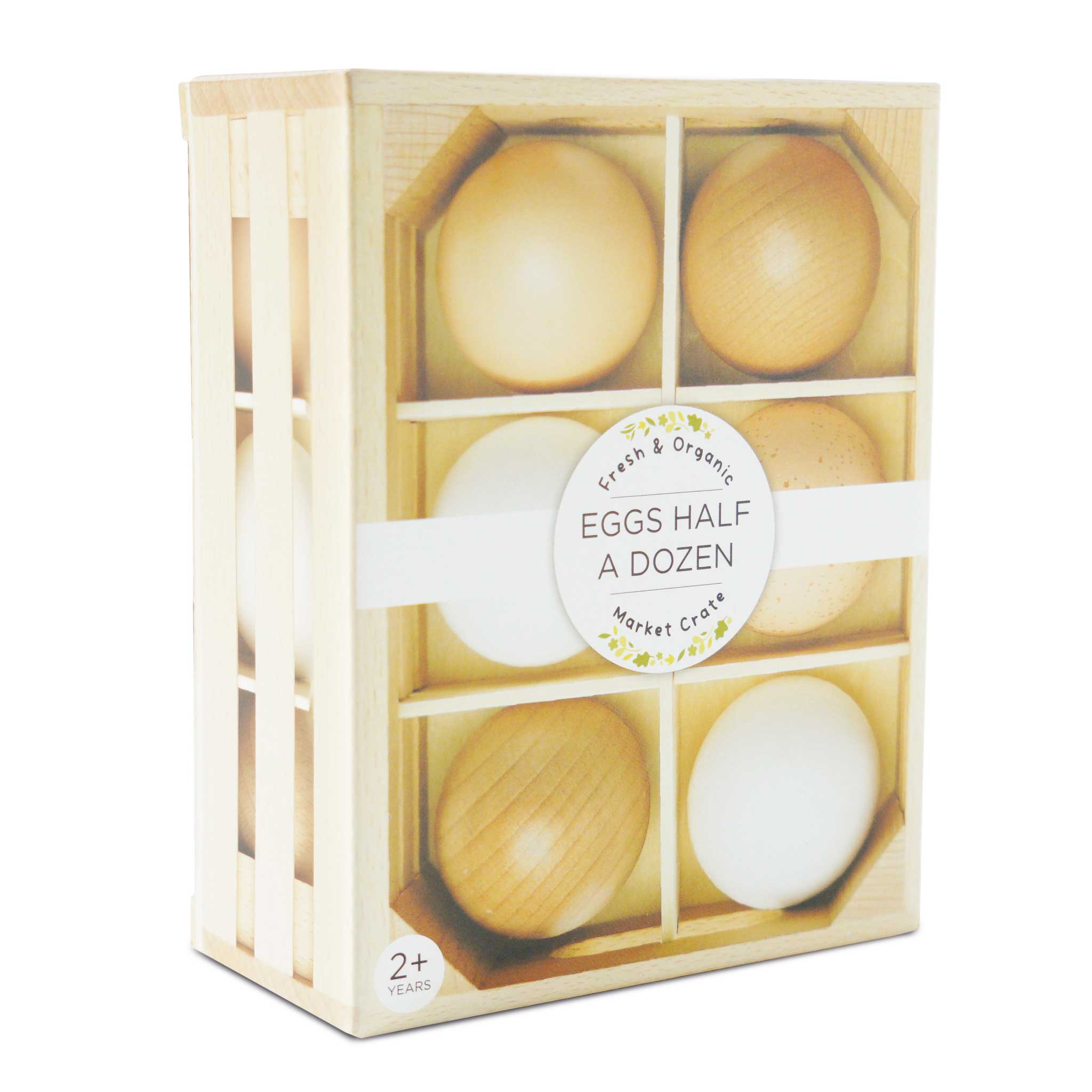 Farm Eggs Wooden Market Crate (2022)