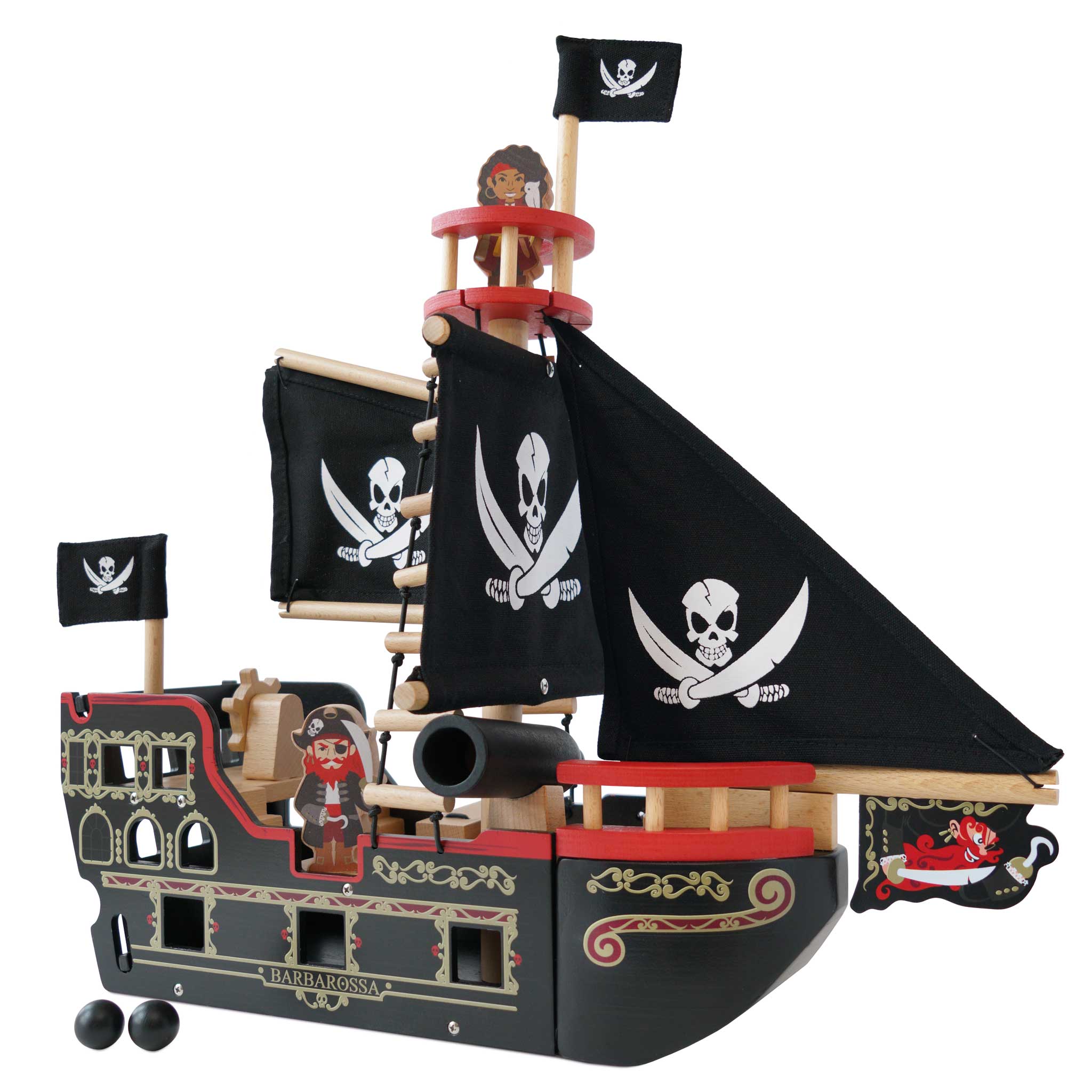 Barbarossa Pirate Ship & Characters