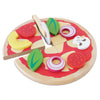 Pizza & Toppings with Slice Cutter