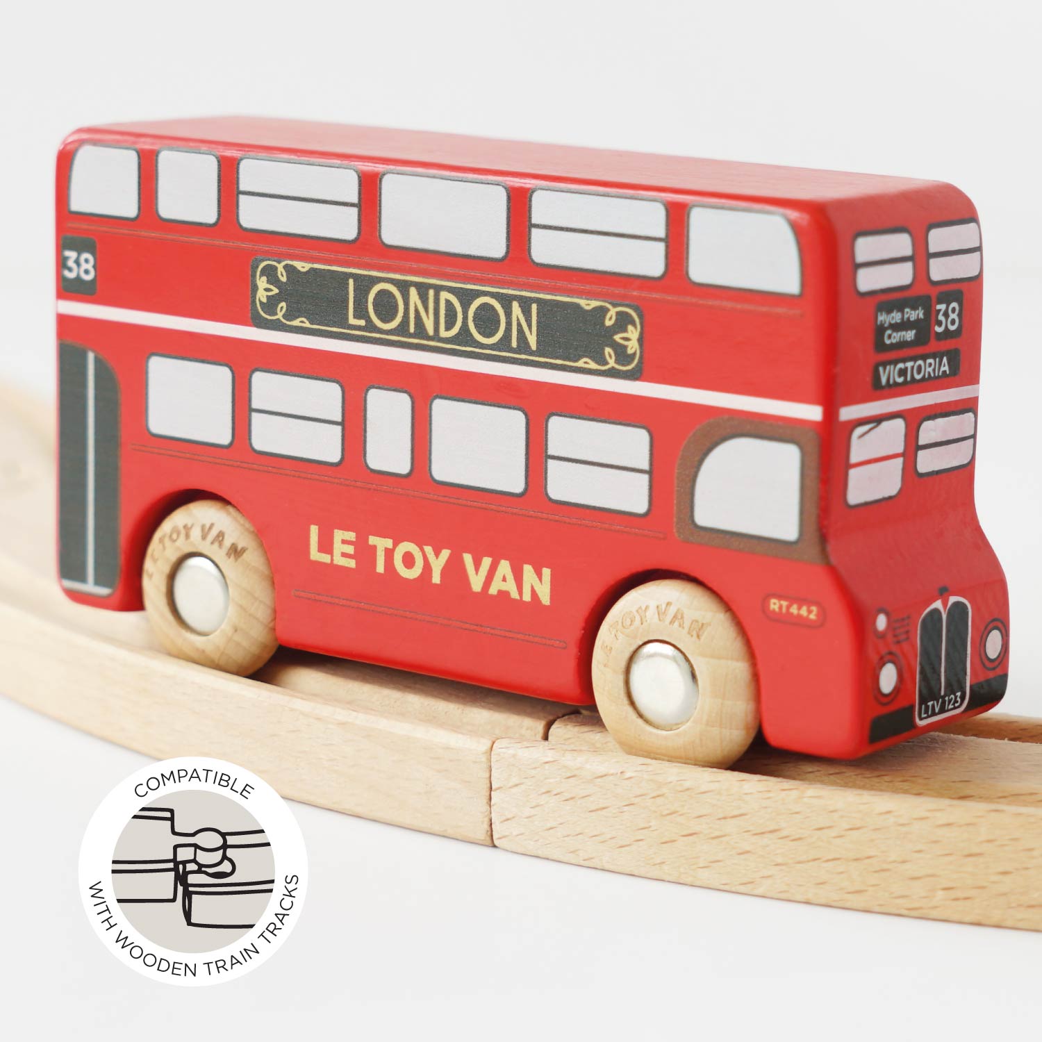 Limited Edition London Bus | Wooden Vehicle Toys | Le Toy Van