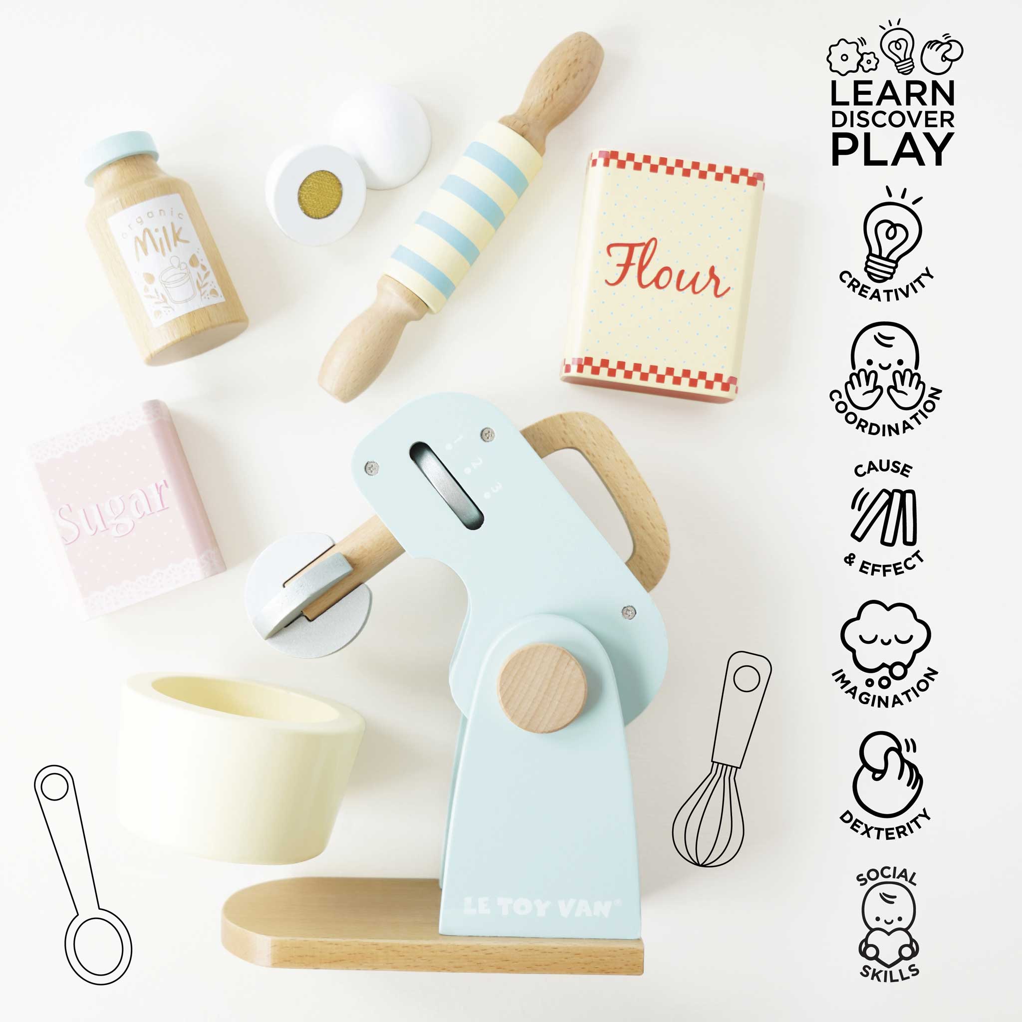 Bakers Mixer Set and Accessories