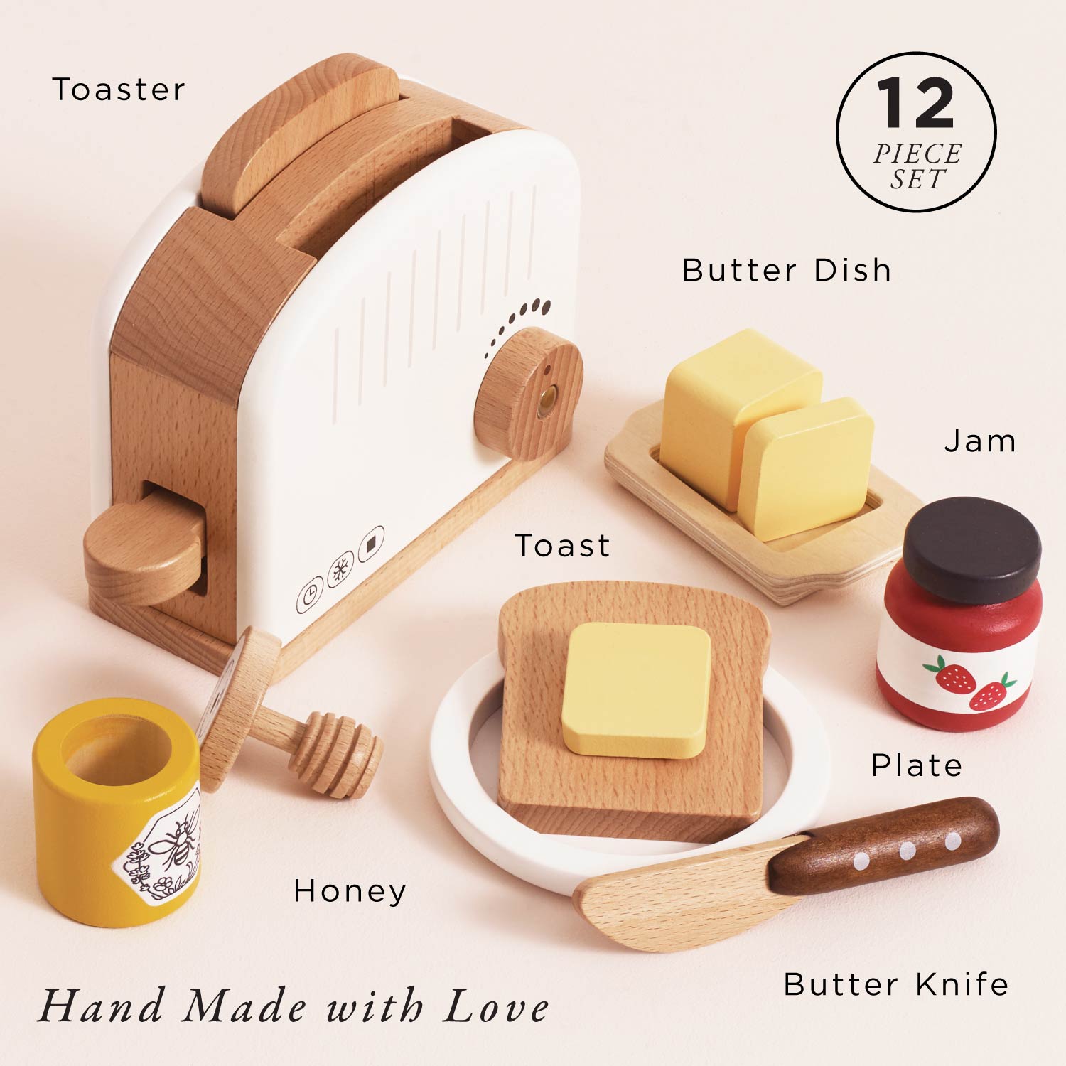 Pop-up Toaster and Breakfast Set