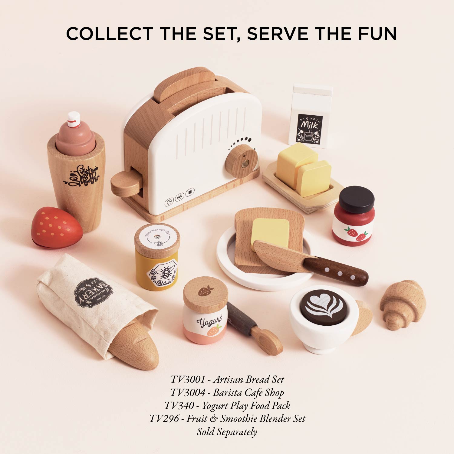 Pop-up Toaster & Breakfast Set