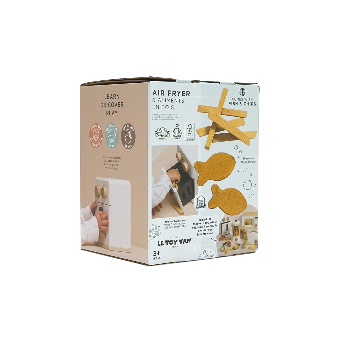 Wooden Air Fryer & Playfood