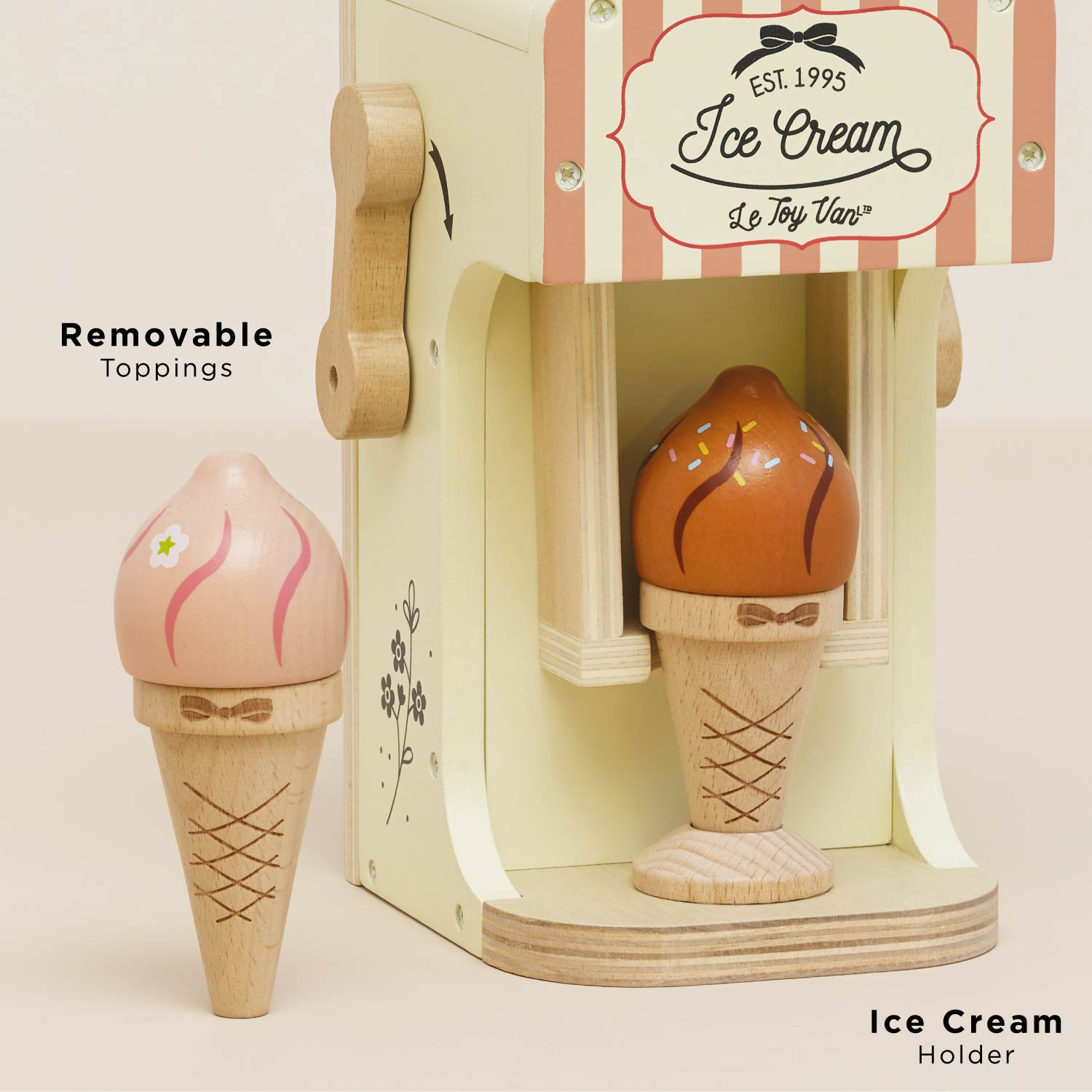 Ice Cream Machine | Wooden Pretend Play Food Toys | Le Toy Van