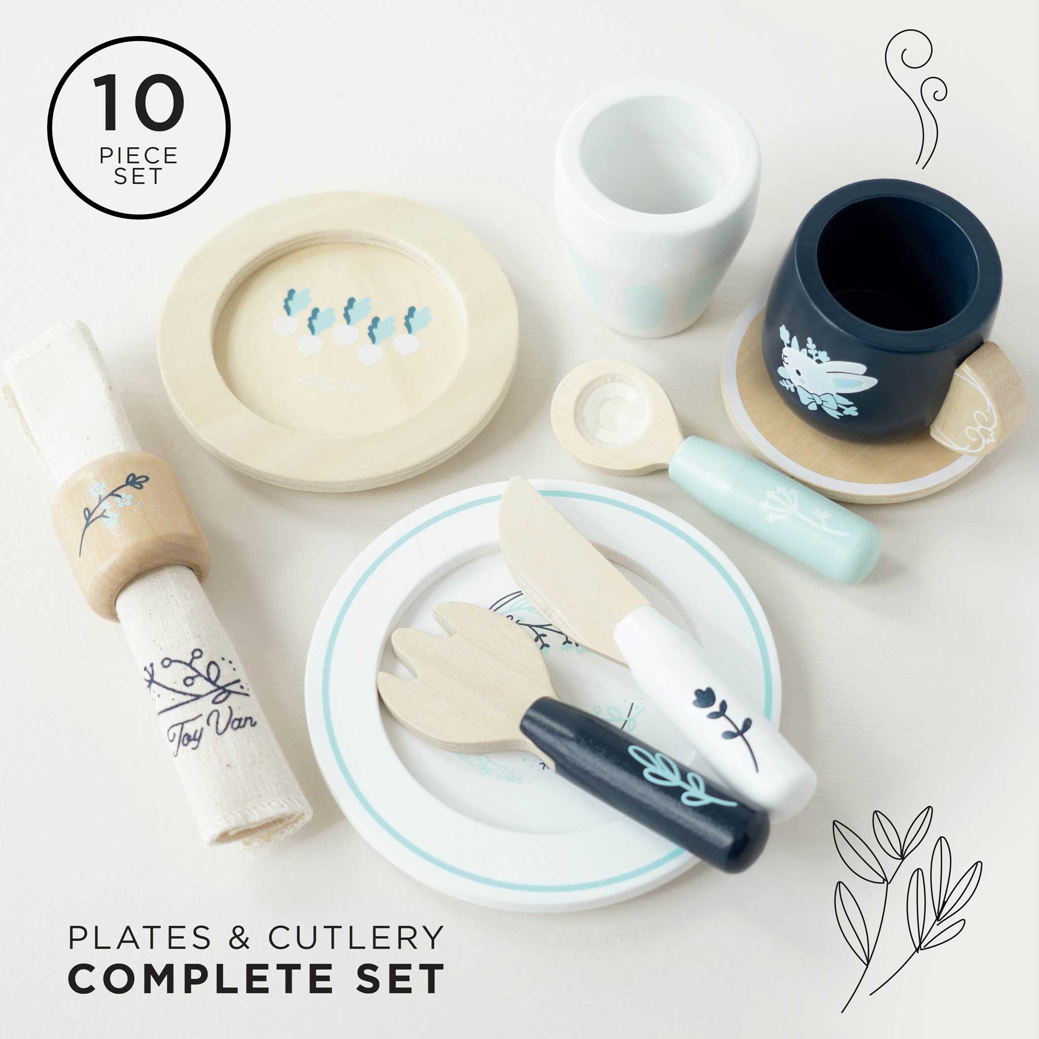 TV309-dining-set-ten-accessories-including-cotton-napkin