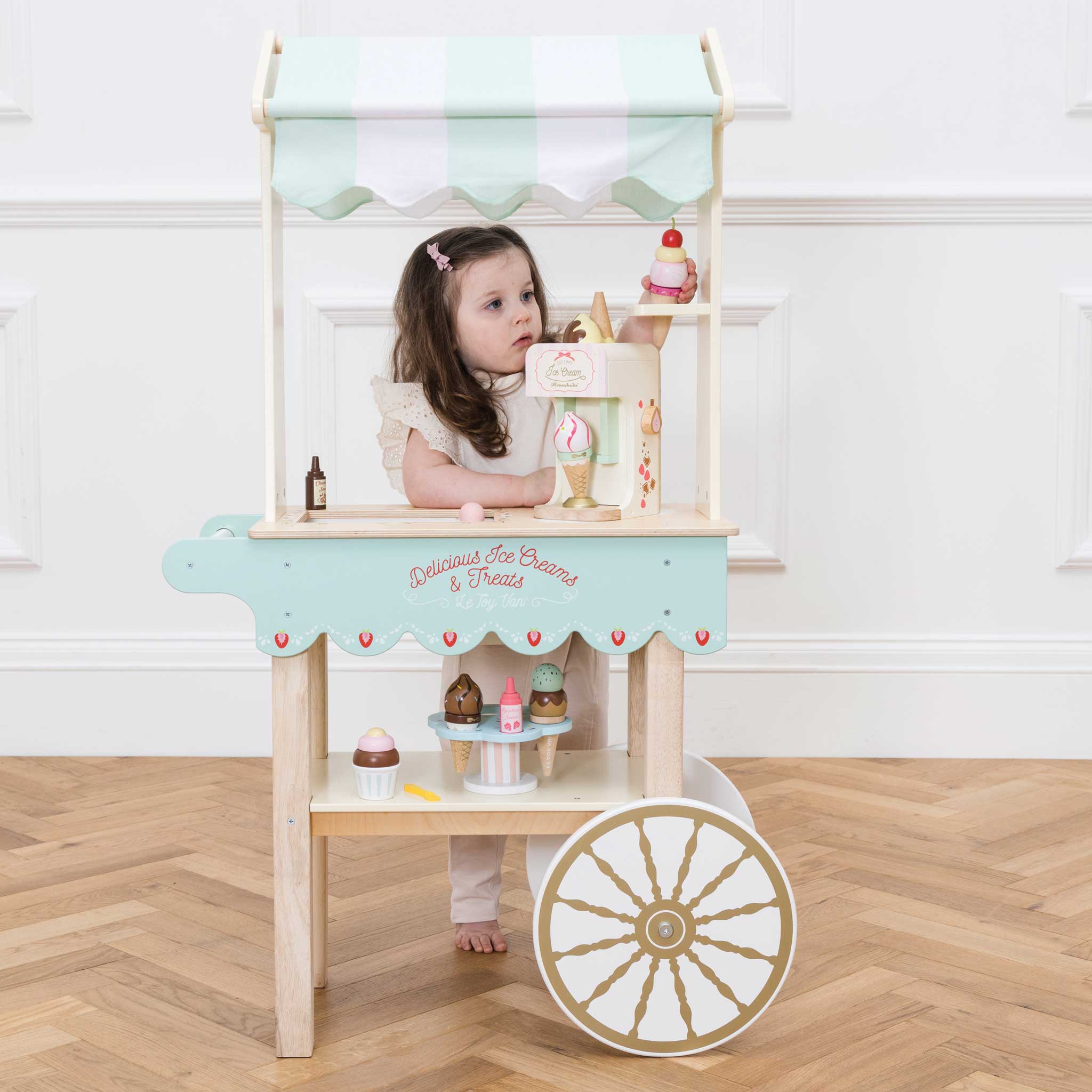 Pretend ice cream cart online