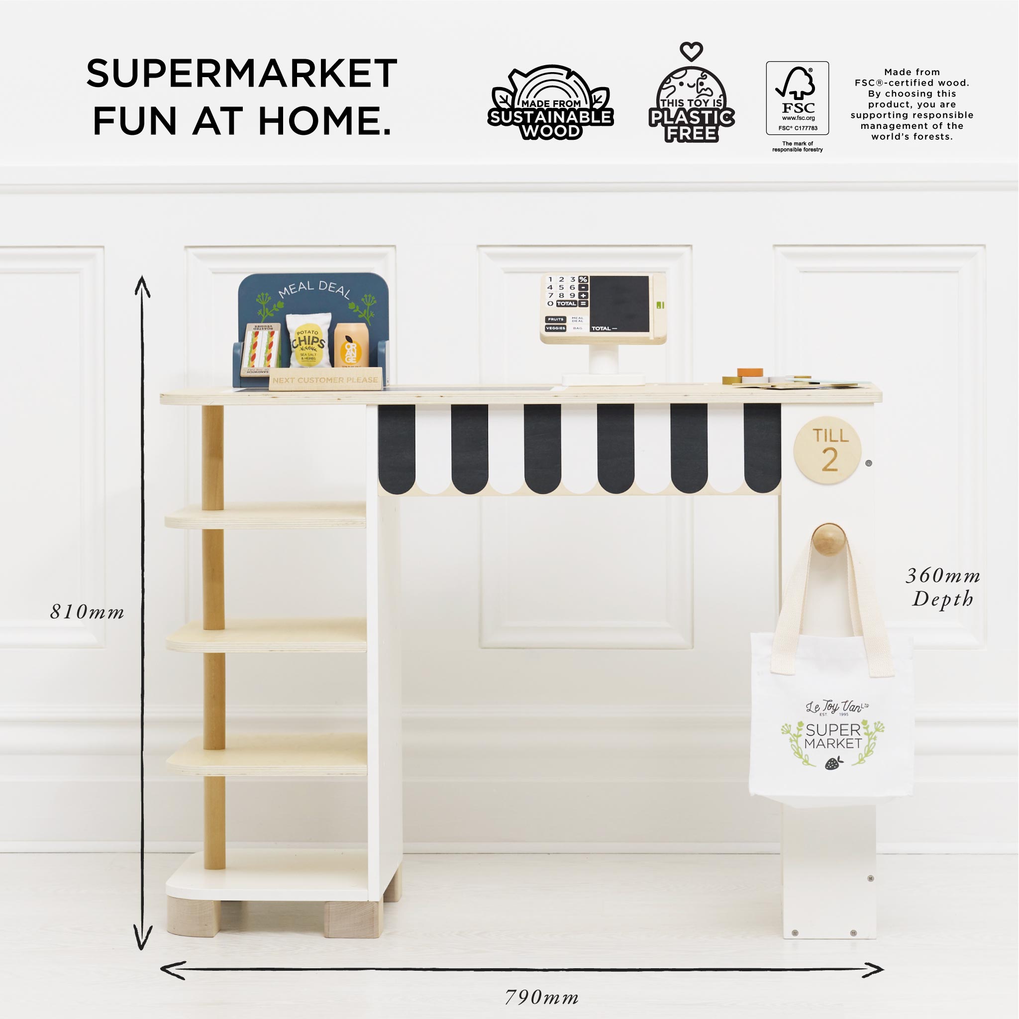 TV338-supermarket-market-food-store-shop-till-checkout-wooden-roleplay-toy-white-wood-black-boy-girl-gift-_4