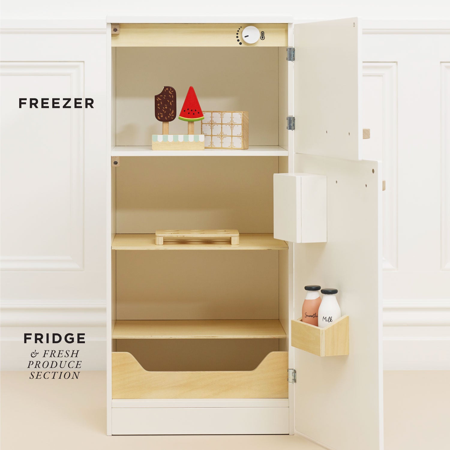 Play kitchen refrigerator online