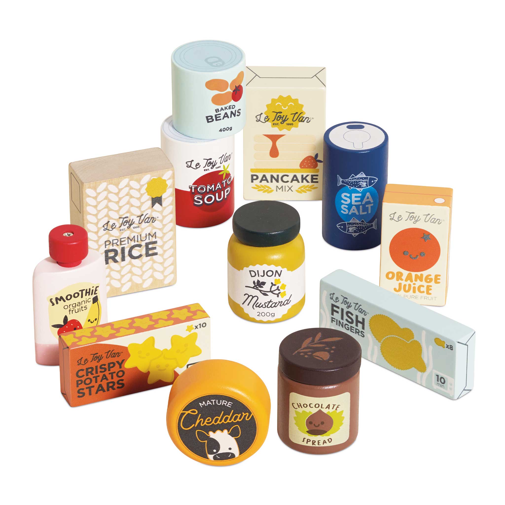 Wooden play groceries hotsell
