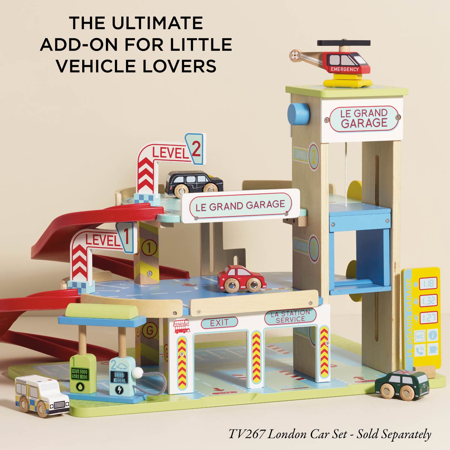 Le Grand Garage | Wooden Cars & Garages Toys | Le Toy Van