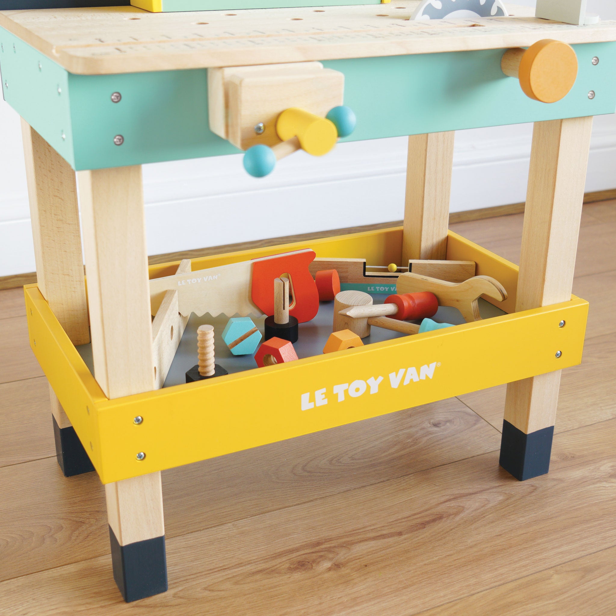Alex's Work Bench | Wooden Construction & Building Toys – Le Toy Van