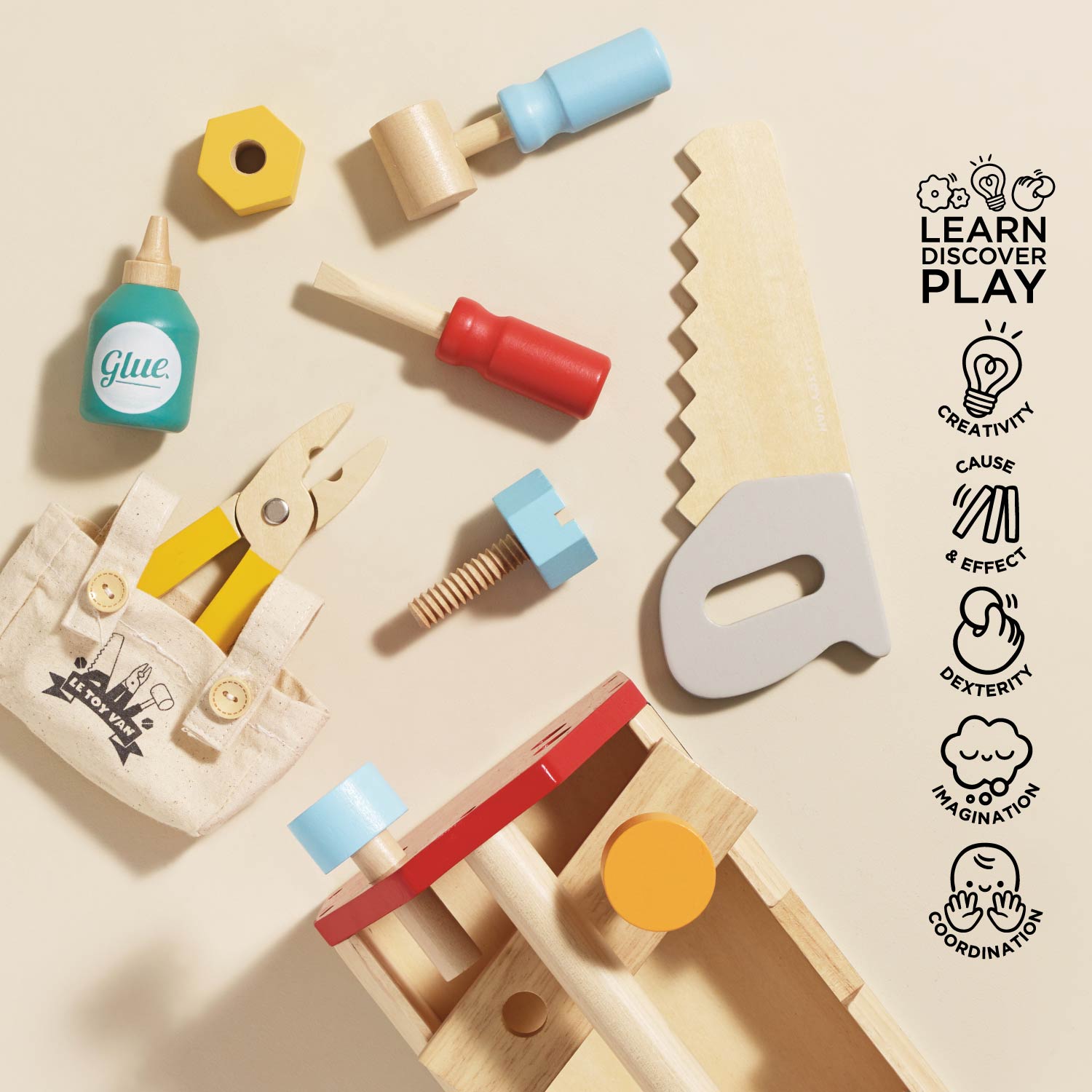 Tool Box & Wooden Tools | Crafting Toys for Kids | Le Toy Van