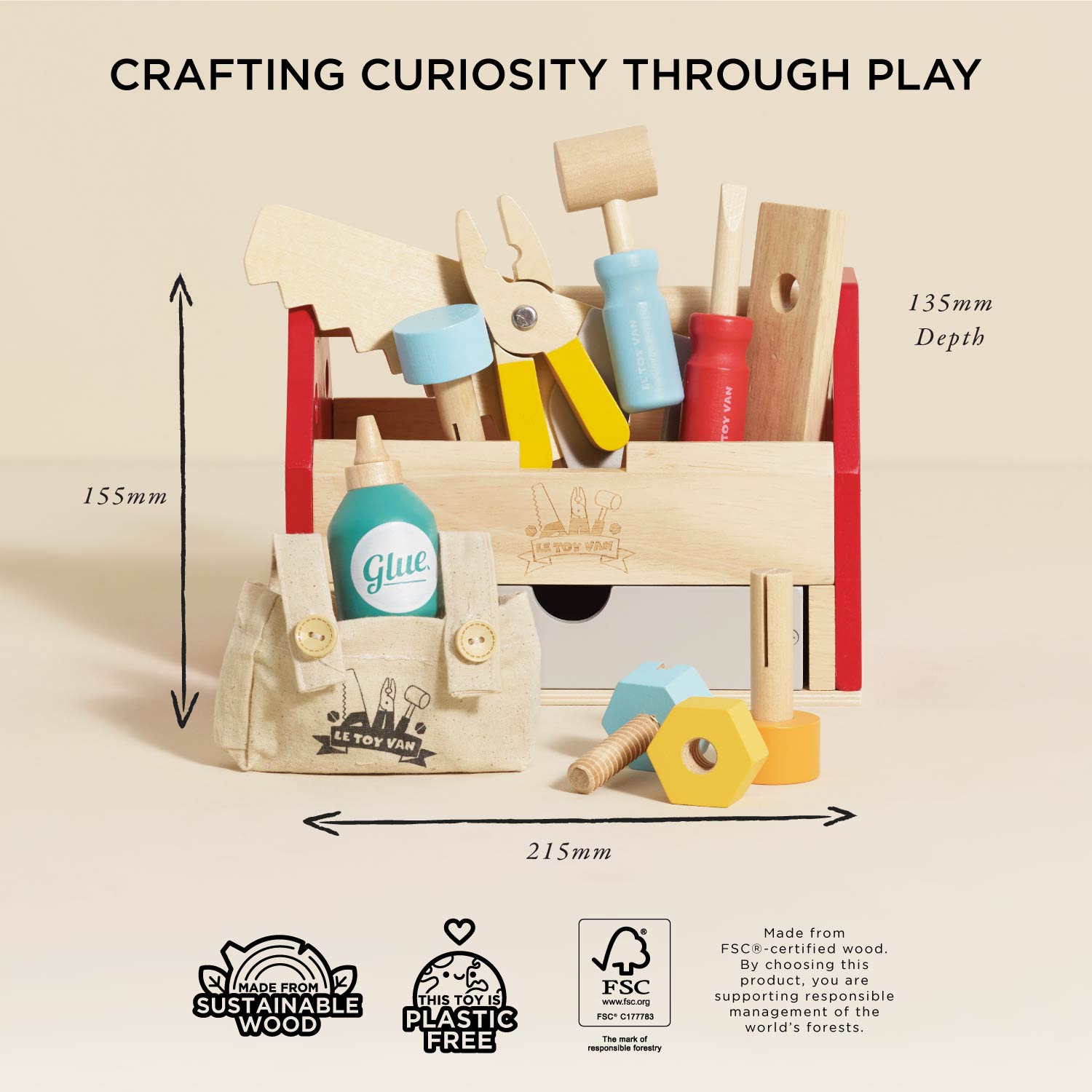 Tool Box & Wooden Tools | Crafting Toys for Kids | Le Toy Van