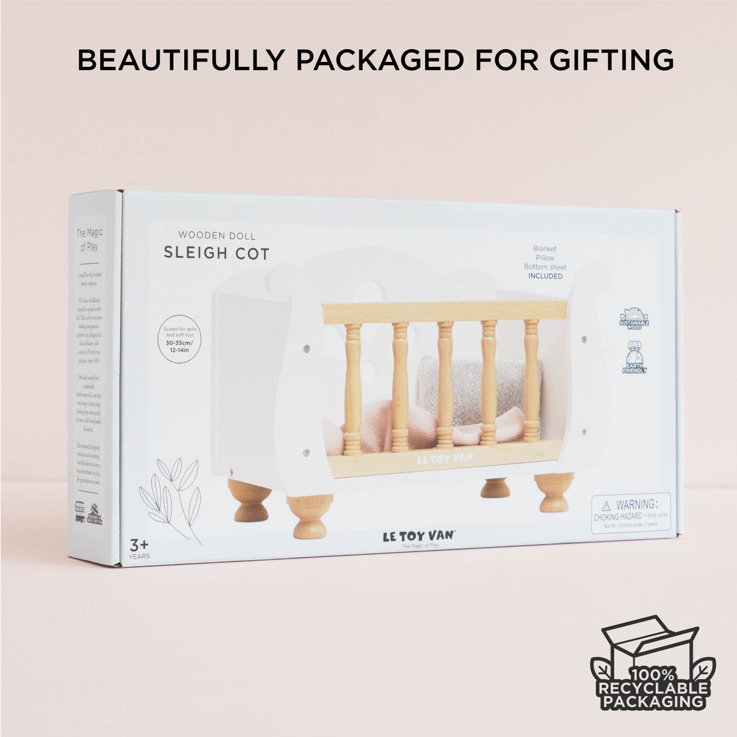 Dolls Wooden Cot