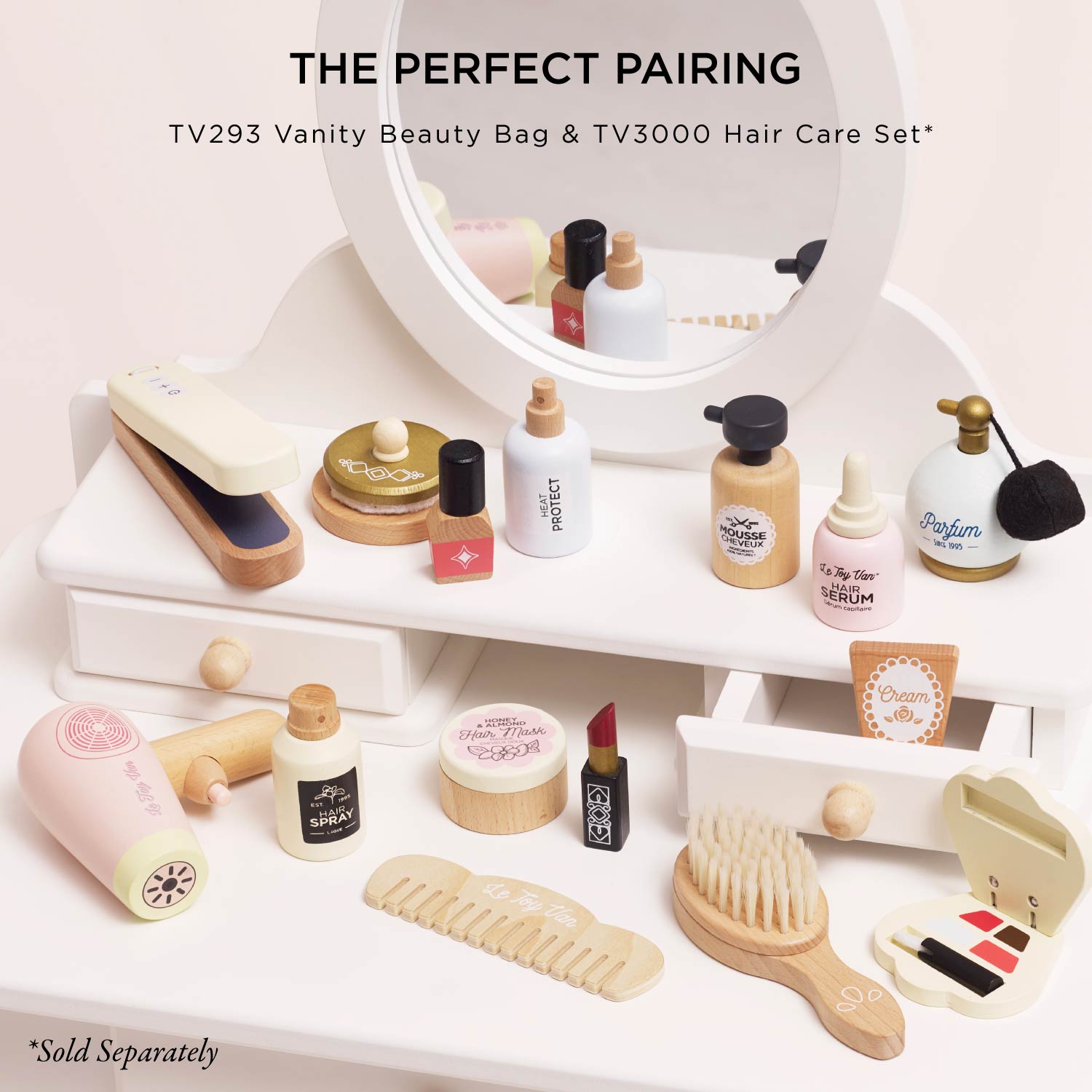 Dressing-up Vanity Table & Stool