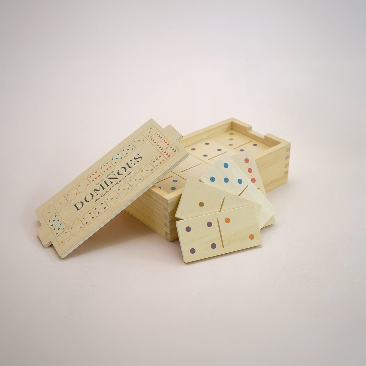 Wooden Dominoes Set