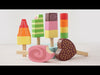 Load and play video in Gallery viewer, Wooden Ice Lollies &amp; Popsicles Role Play Toy