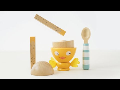 Wooden Egg Cup & Soldiers